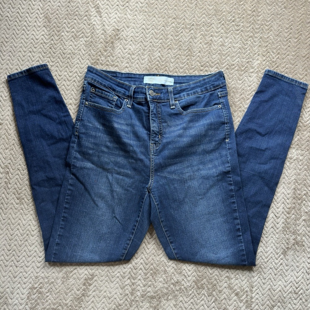 Levi Strauss Signature Gold Jeans Totally Shaping High Rise Skinny 10 Long 30x32